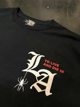 Load image into Gallery viewer, &quot;To Live and Die In LA&quot; Tee in Black