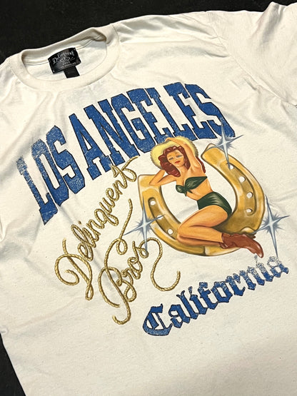 "Cowgirl" Tee in Natural