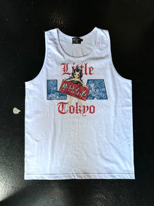 "Welcome to Little Tokyo" Tank Top in White