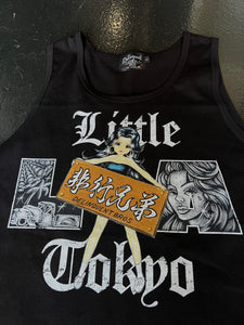 "Welcome to Little Tokyo" Tank Top in Black