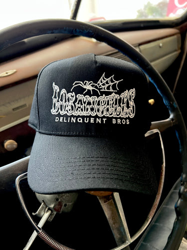 Old School LA Bucket Hat in Black – Delinquent Bros