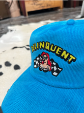 Load image into Gallery viewer, &quot;Faster,Baby&quot;Corduroy Snap Back Cap in Sky Blue