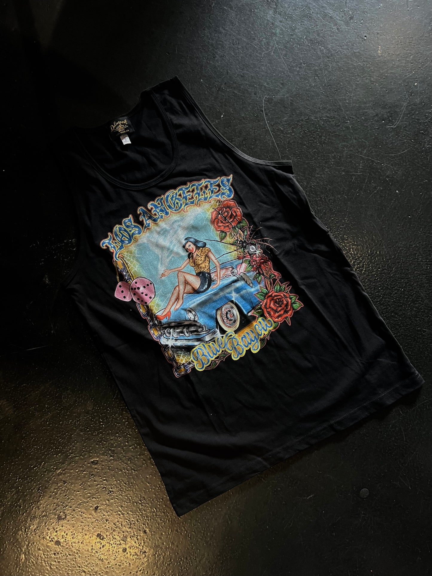 "Blue Bayou" Tank in Black
