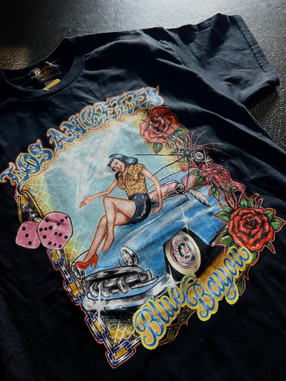 "Blue Bayou" Tee in Black