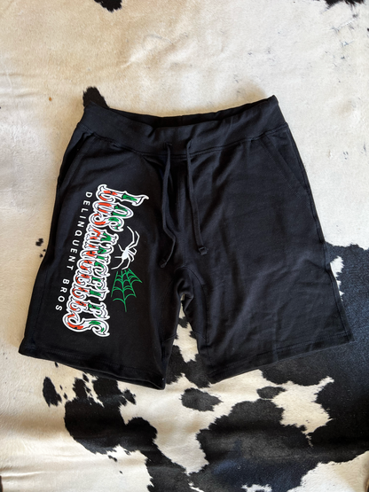 Spider Sweat Shorts in Black