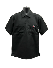 Load image into Gallery viewer, &quot;The Wild One&quot; 1/4 zip work shirt in Black