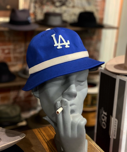 Old School LA Bucket Hat in Blue