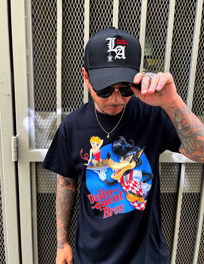 Big Bad Wolf Tee in Black
