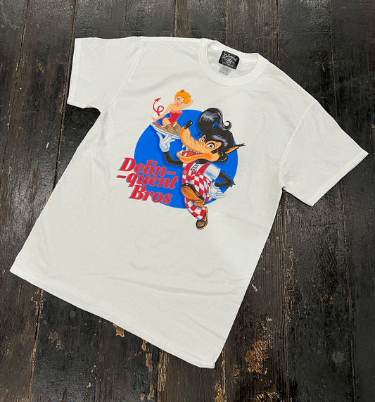 Big Bad Wolf Tee in White