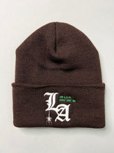 Load image into Gallery viewer, To live and Die in LA Beanie in Brown
