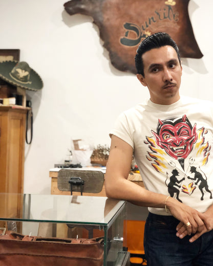Devil Tee in Natural