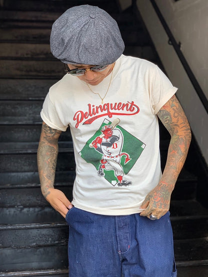 D.Devil Baseball Tee in Natural