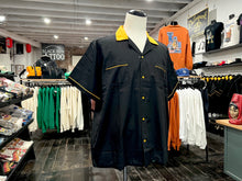 Load image into Gallery viewer, The Delinquent LA Bowling Shirt in Black/Yellow