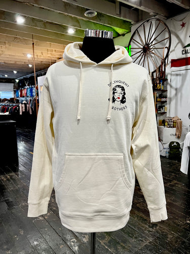 Smoke Girl Hoodie in Natural