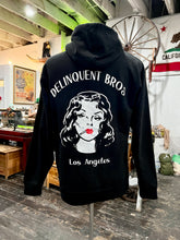 Load image into Gallery viewer, Smoke Girl Hoodie in Black