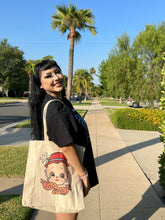 Load image into Gallery viewer, Delinquent Babes &quot;Sad Babes&quot; Canvas Tote Bag