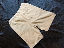 Load image into Gallery viewer, Vintage Washed Embroidered Logo Sweat Shorts in Beige