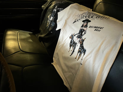 Witches & Bitches Tee in Black