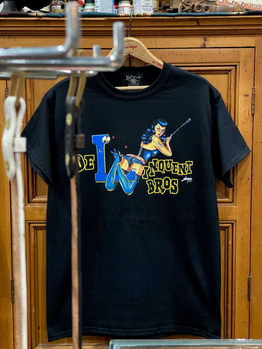 LA Woman Tee in Black
