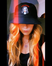 Load image into Gallery viewer, Smoke Girl Bucket Hat in Black