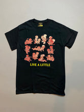 Load image into Gallery viewer, Live a little Tee in BLACK