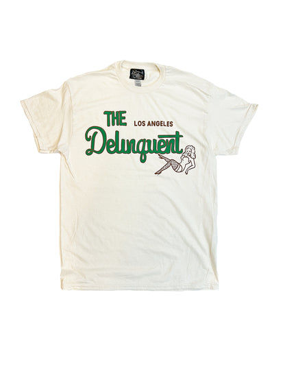 The Delinquent LA Tee in Natural
